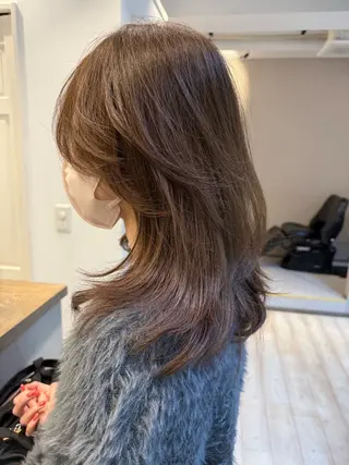 セミロング 小山 ヨシタカのヘアスタイル