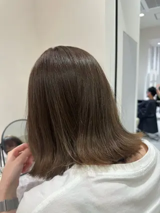 ミディアム カラー 韓国レイヤー✨ yasuko銀座のヘアスタイル
