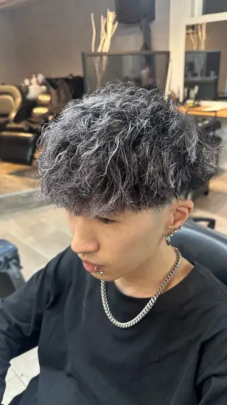 パーマ メンズ 💥律喜💥/パーマ /メンズ/フェードのヘアスタイル