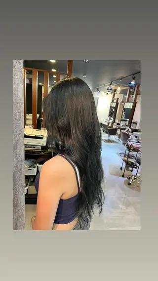 ロング Makino🌷 牧野有花のヘアスタイル