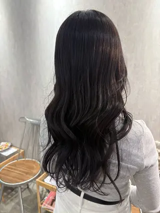 ロング カラー 中田 汐梨のヘアスタイル