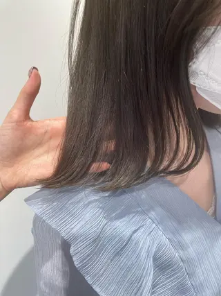 ミディアム カラー 韓国×網紅ヘア 🤍りん🤍のヘアスタイル