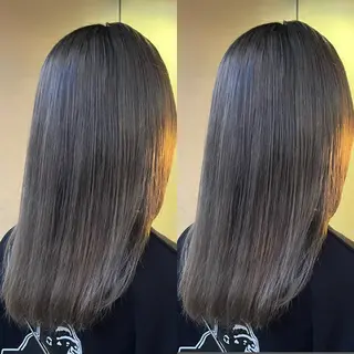 ロング カラー 髪質改善･縮毛矯正 特化･ユウシンのヘアスタイル