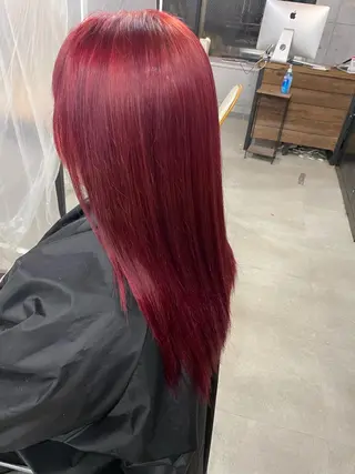 セミロング 艶カラー💎 髪質改善🎈アトワのヘアスタイル