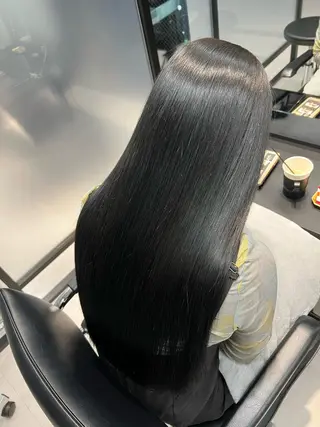 ロング 縮毛矯正　野口 恵のヘアスタイル