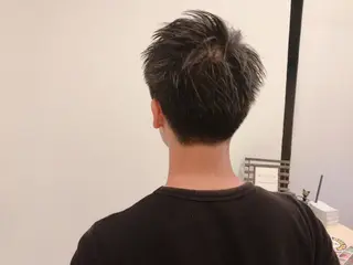 ショート カラー パーマ ヘアアレンジ メンズ ちこ .のヘアスタイル