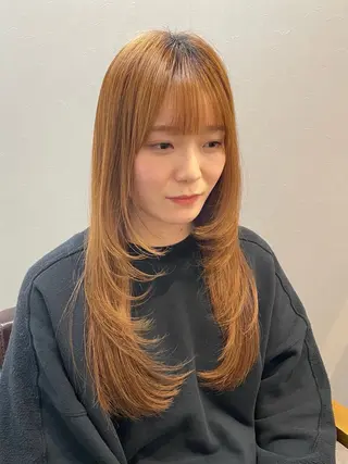 ロング 髪質改善カラー🫧 横浜/liberteのヘアスタイル
