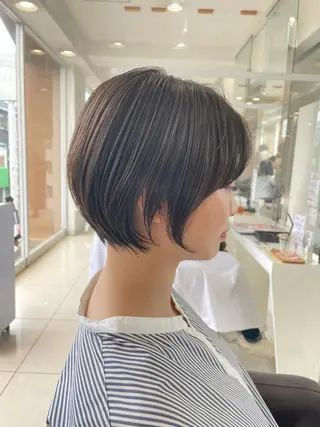 ショート ショートショートボブ うるはのヘアスタイル