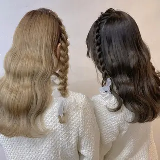 ロング ヘアアレンジ GLOSS 心斎橋 山上のヘアスタイル