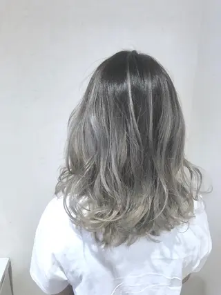セミロング カラー ヘアアレンジ 縮毛矯正/美髪 髪質改善/石田幸輔のヘアスタイル