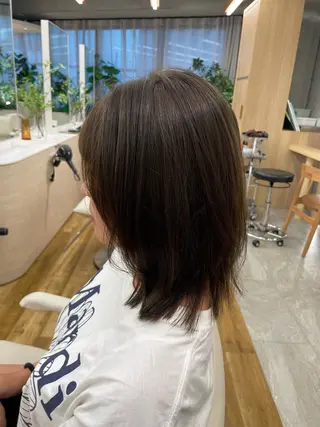 ミディアム カラー 🎀レイヤー/パーマ カラー/ai🎀のヘアスタイル