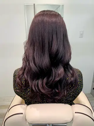 ロング カラー 垢抜け 雰囲気アップ ふにゅう ののかのヘアスタイル