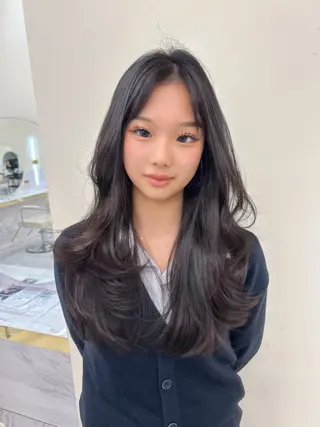 ロング hiyori🎀 トレンドレイヤーのヘアスタイル