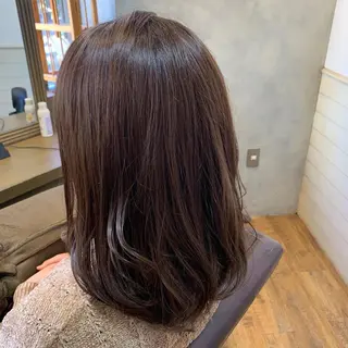 ミディアム カラー ✨️美髪矯正×似合わ せ艶カラー✨藤田透のヘアスタイル