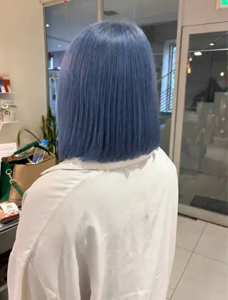 セミロング カラー 浅野 匠のヘアスタイル