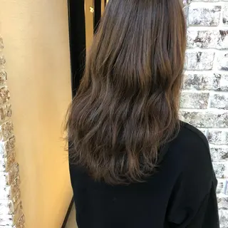 セミロング カラー CLUTCHmuk. AIRI／完全個室のヘアスタイル