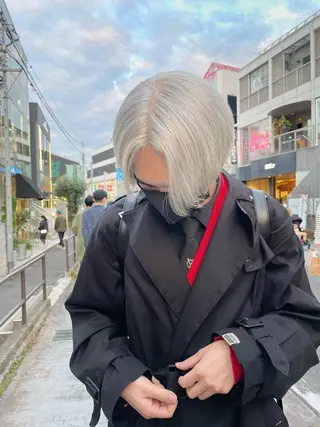 ショート カラー ヘアアレンジ メンズ 柔らかカラー/ レイヤーYUTO🧋のヘアスタイル