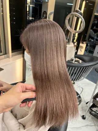 セミロング Lapis渋谷　中村 越のヘアスタイル