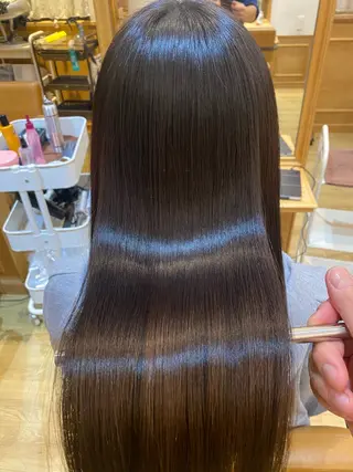 ロング 千 田のヘアスタイル