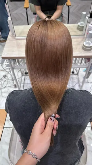ロング カラー ハイトーン/デザイン 🥣KYOKAのヘアスタイル