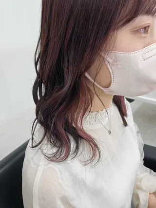 ミディアム カラー 《Zina札幌大通》 Hinano🐻のヘアスタイル