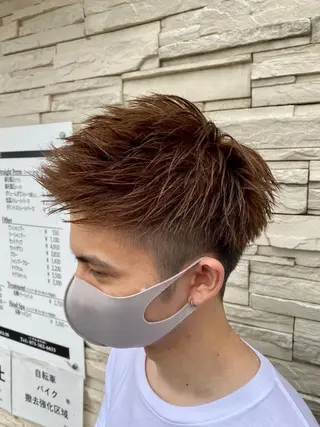 メンズ 🌸韓国ヘア・ 艶カラー🎀安井🌸のヘアスタイル