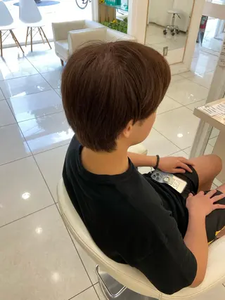 ミディアム カラー 🫧ふくだ りな 🕊のヘアスタイル