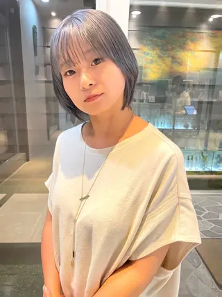 ショート カラー 🌈高田大夢似合わせ 透明感カラー🌈のヘアスタイル