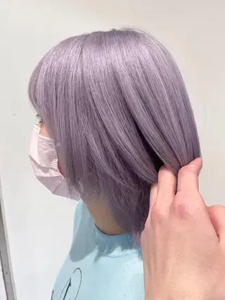 ミディアム カラー ハイトーン特化 川井優汰のヘアスタイル