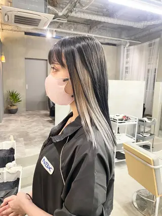 セミロング カラー 前橋 姫奈のヘアスタイル