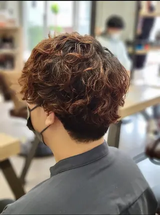 メンズ パーマ メンズ/ショート /山田譲治✂️のヘアスタイル