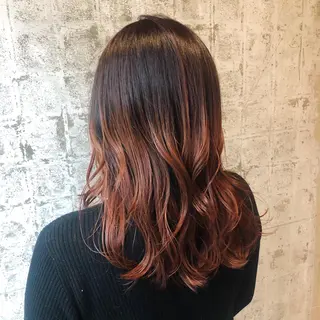 セミロング ZAZA ASAMIのヘアスタイル