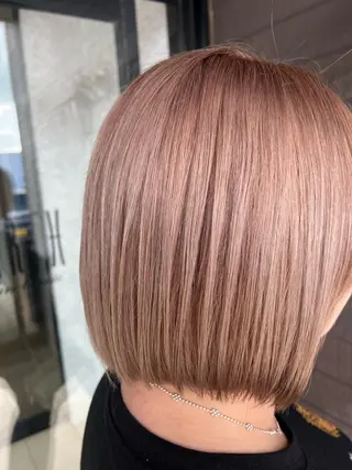 ミディアム カラー 池田 真理のヘアスタイル