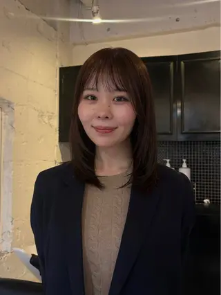 ミディアム レディースカット🎀 NANAHAのヘアスタイル