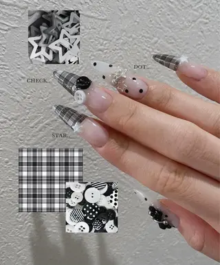 メンズ ネイル MINAMI໒꒱ Y2K、韓国ガーリーのネイルデザイン