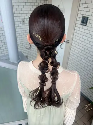 ヘアアレンジ 大人可愛いヘアメイク 💋🧚‍♀️しずかのヘアスタイル