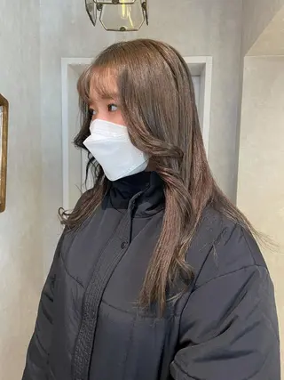 ロング カラー ナチュラル透明感🌱 小山美樹子のヘアスタイル