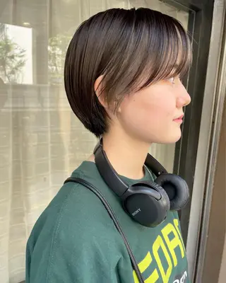 ショート カラー ショート・ボブ ・ウルフ✂︎IMAIのヘアスタイル