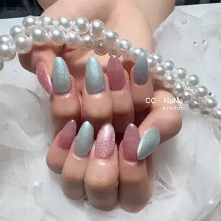 ネイル 💎CC・NaNa 韓国風ネイル🌙Cのネイルデザイン