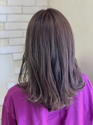 セミロング カラー ショート/似合わせ レイヤー/福岡聖容のヘアスタイル