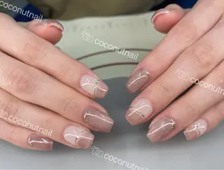 ネイル 神田 ココナッツのネイルデザイン