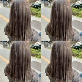 ミディアム ✨縮毛矯正✖︎顔周り レイヤー✨ナカムラのヘアスタイル