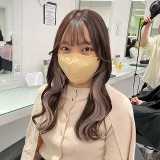ロング カラー 暖色🩷透明感カラー ♡Maika♡のヘアスタイル