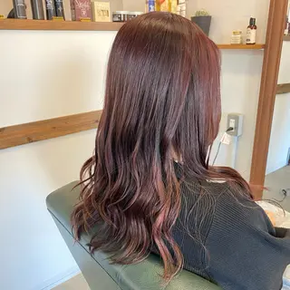 セミロング カラー 木宮 美緒のヘアスタイル