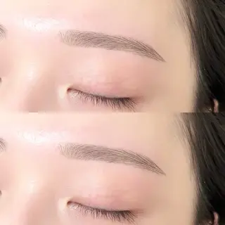 アイブロウ 束感まつげ/透明感眉 🎀 haru 🤍のマツエク・マツパデザイン