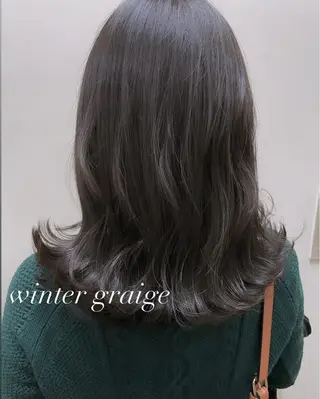 カラー ayaka 縮毛矯正レイヤーのヘアスタイル