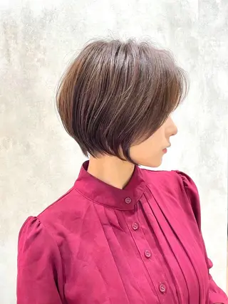 ショート 似合わせボブ🌟 艶髪特化💗村松優斗のヘアスタイル