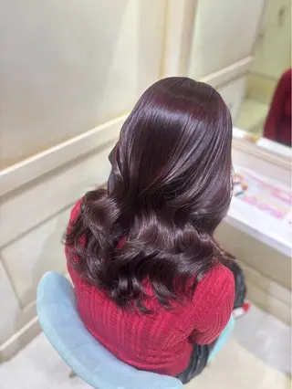 ロング 🧸艶髪🫧🎀 岡由紀乃のヘアスタイル