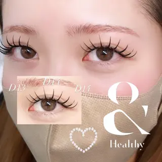 マツエク・マツパ GALN💛mami バインドロックのマツエク・マツパデザイン