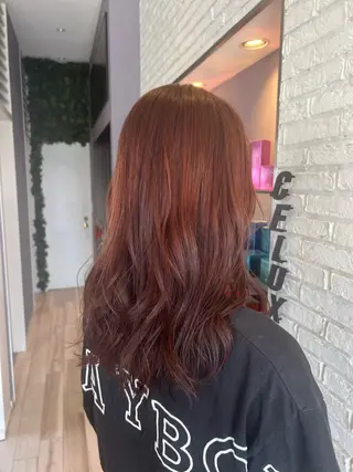 セミロング カラー 椿本 / Belle Vie / 五位堂のヘアスタイル